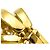 Orecchini Chanel Comet in diamanti e oro giallo 18K - vista 5