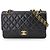 Borsa a tracolla con catena Chanel Matelasse 25 Nero