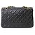 Borsa a tracolla con catena Chanel Matelasse 25 Nero - vista 2