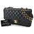 Borsa a spalla Chanel Matelassé con catena Nero - vista 2