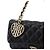 Bolsa de mão clássica mini Matelassé Chanel Preto - vista 10