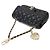 Bolsa de mão clássica mini Matelassé Chanel Preto - vista 6