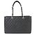 Tote Bag Chanel Matelasse Grand Chain in Gray Marrone