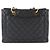 Borsa a mano Chanel Matelasse Grand Chain Tote Nero - vista 3