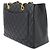 Borsa a mano Chanel Matelasse Grand Chain Tote Nero - vista 4