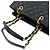 Borsa a mano Chanel Matelasse Grand Chain Tote Nero - vista 6