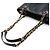 Borsa a spalla piccola con catena Medusa di Versace Nero - vista 6