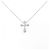Autre Marque Tiffany Small Cross Halskette