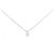 Autre Marque Collier Solitaire Tiffany en Platine