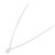 Autre Marque Collier Solitaire Tiffany en Platine - vue 2