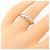 Autre Marque Anello fede Tiffany in oro bianco 18K - vista 5