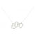 Autre Marque Tiffany Triple Open Heart Halskette