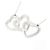 Autre Marque Tiffany Triple Open Heart Halskette - Ansicht 3