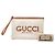 Borsa a pochette Gucci GG Supreme Logo Print Marrone Crudo - vista 7