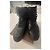 Sneakers Gucci in Pelle Nera Nero - vista 2