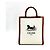Céline Celine Vertical Cabas Canvas with Leather Small Blanc