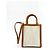 Céline Celine Vertical Cabas Canvas with Leather Small Beige - view 2