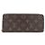 Cartera Clemence Monograma Louis Vuitton Castaño Rosa