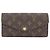 Louis Vuitton Monogram Portefeuille Sarah M62235 Wallet Castaño Rosa