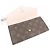 Louis Vuitton Monogram Portefeuille Sarah M62235 Wallet Castaño Rosa - vista 3