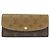 Louis Vuitton Monogram Reverse Portefeuille Emilie Wallet Braun