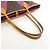Louis Vuitton Monogram V Neverfull MM Handtasche Braun Rot - Ansicht 6