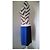 Mini gonna bicolore Diane Von Furstenberg Sloane Bianco Blu Blu navy - vista 2