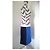 Mini gonna bicolore Diane Von Furstenberg Sloane Bianco Blu Blu navy - vista 4
