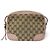Gucci Bree Disco GG Canvas Mini mit Leder Braun