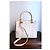 Christian Dior Borsa Lady Dior in Pelle Avorio Beige - vista 4