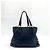 Miu Miu Phenix Convertible Leather Medium Blu navy - vista 2