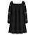 Prada Vestido Mini de Seda e Renda Primavera 2015 Preto