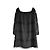 Prada Vestido Mini de Seda e Renda Primavera 2015 Preto - vista 2