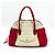 Miu Miu Biker Convertible Dome Satchel Pelle Matelassé Small Rosso - vista 2