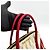 Miu Miu Biker Convertible Dome Satchel Pelle Matelassé Small Rosso - vista 6