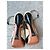 Décolleté Alaïa in pelle di pitone Nero Beige - vista 10
