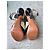 Décolleté Alaïa in pelle di pitone Nero Beige - vista 9