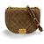Chanel Boy Curved Messenger Quilted Velvet Small Marrone