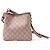 Borsa a secchiello Gucci GG Emblem GG Coated Canvas Rosa