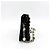 Clutch Miu Miu in pelle decorata con cristalli e perle, Medium Nero - vista 4