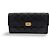Chanel Boy Flap Quilted Caviar Long Negro