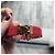 Pulsera Louis Vuitton Lockme de resina roja - vista 3