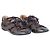 Baskets Louis Vuitton Globe-Trotter Monogram Canvas & Patent Leather Marron - vue 2