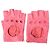 Chanel Leder-Motorradhandschuhe ohne Finger für Damen in Rosa Pink
