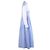 Autre Marque Vestido maxi de algodón de cuadros vichy azul y blanco Vivetta - vista 2