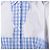 Autre Marque Vestido maxi de algodón de cuadros vichy azul y blanco Vivetta - vista 4