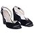 Prada Vintage Keilabsatz-Slingback-Sandalen aus schwarzem Samt - Ansicht 2