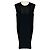 Abito smanicato in crepe Lanvin nero con paillettes e perline