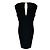 Abito smanicato in crepe Lanvin nero con paillettes e perline - vista 3