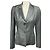 Balenciaga Grey Two Button Wool Blazer Jacket